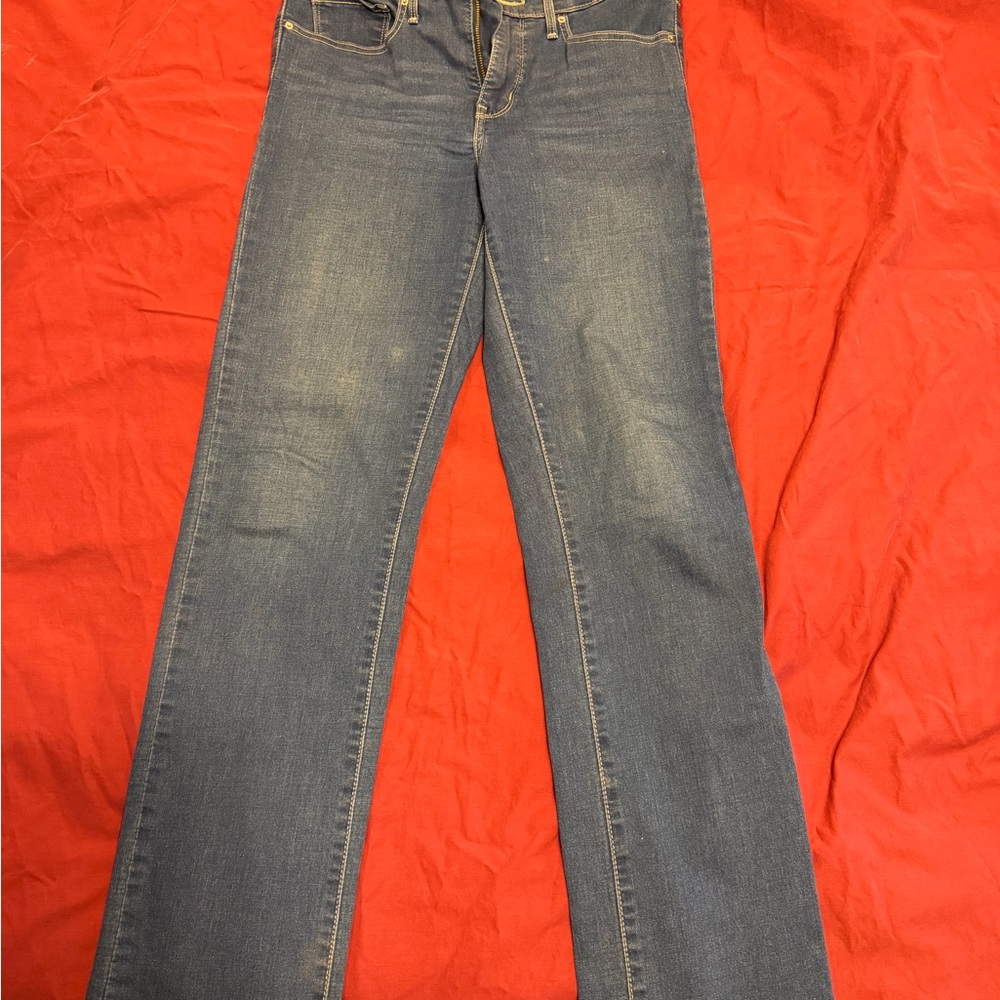 Levi's Women's Straight Leg Blue Jeans